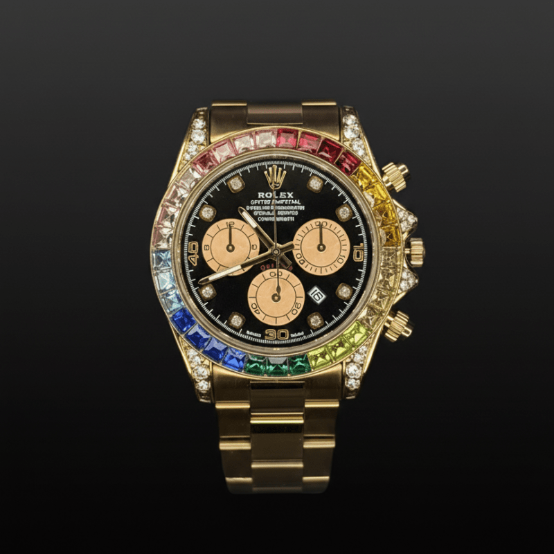 Rolex Daytona Rainbow Stones
